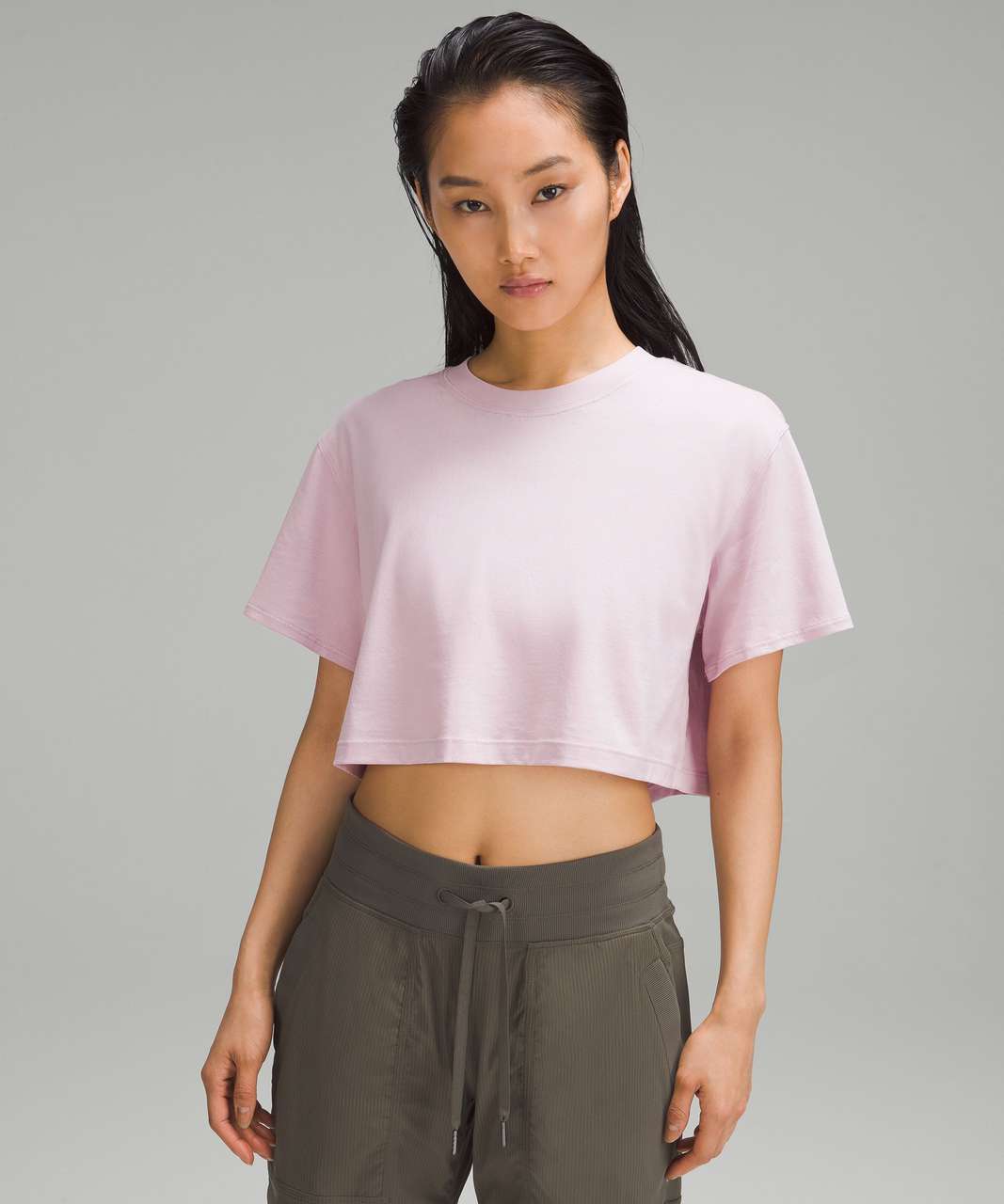 All Yours cropped Pima cotton T-shirt