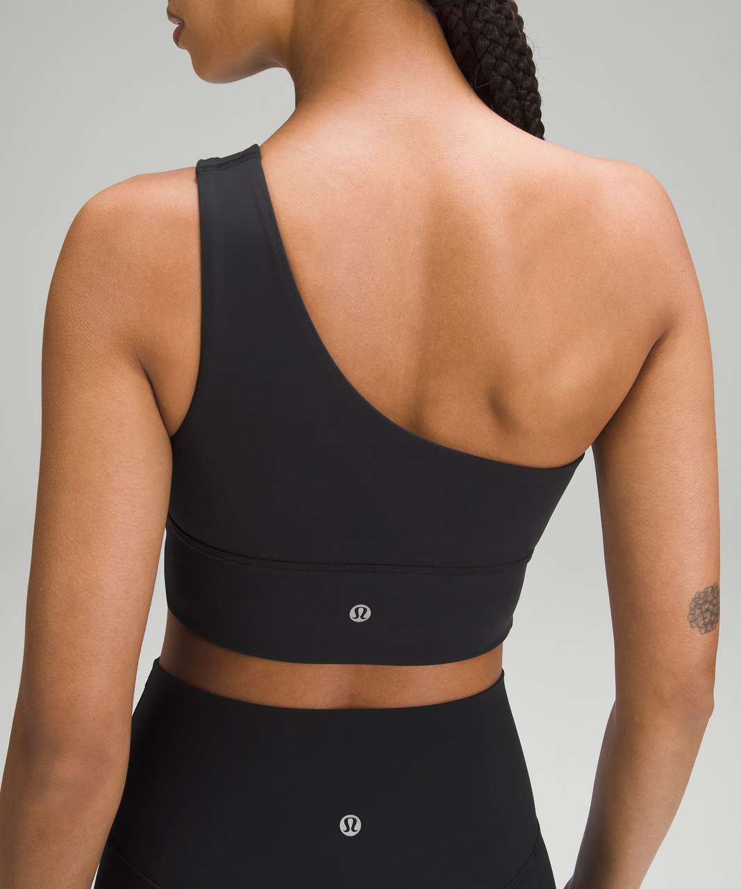 Lululemon Align Asymmetrical Bra *Light Support, C/D Cup - Black - lulu  fanatics