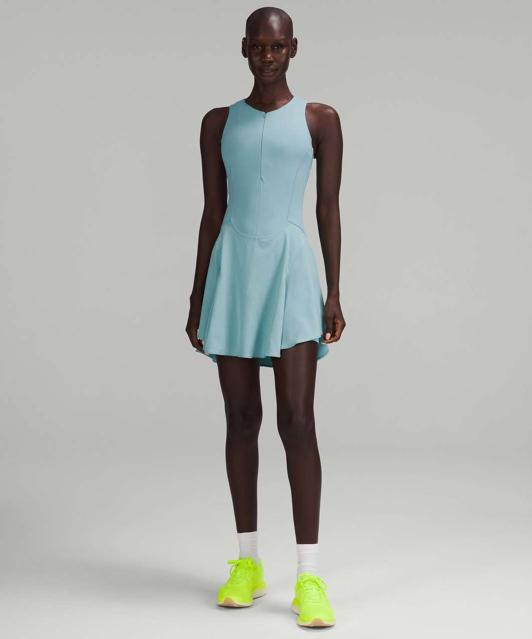 Lululemon Everlux Short-Lined Tennis Tank Dress 6" - Tidal Teal