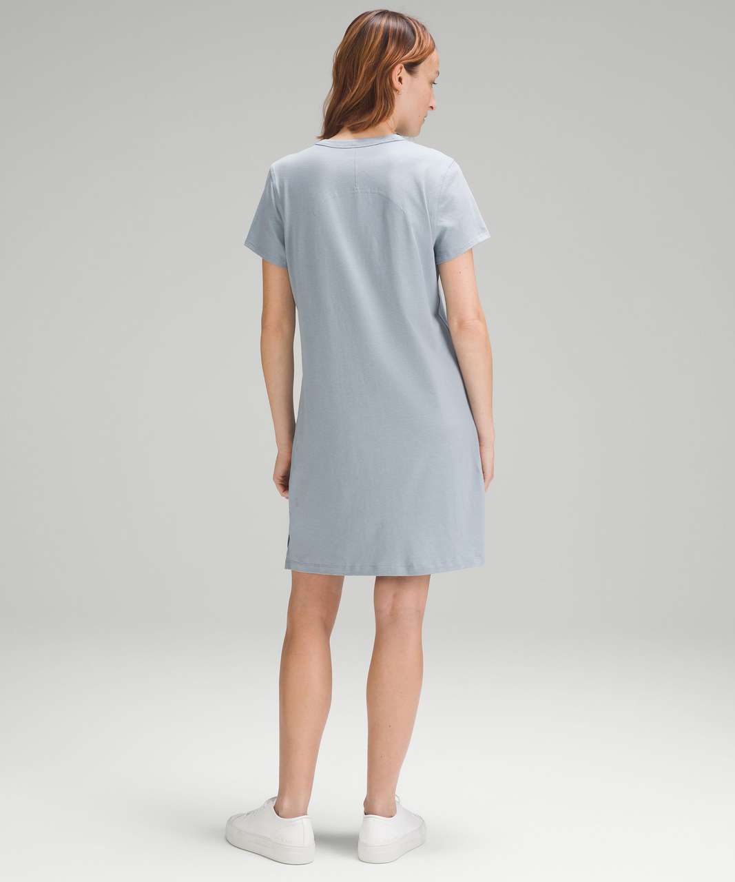 Lululemon Classic-Fit Cotton-Blend T-Shirt Dress - Chambray - lulu 