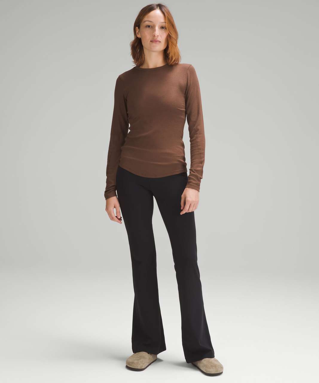 Lululemon Hold Tight Long-Sleeve Shirt - Java