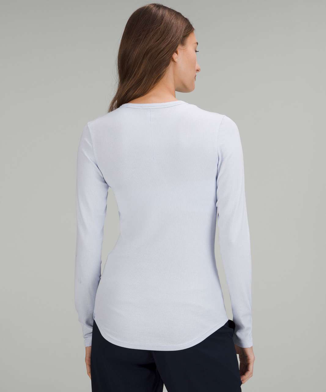 Lululemon Hold Tight Long-Sleeve Shirt - Blissful Blue - lulu fanatics