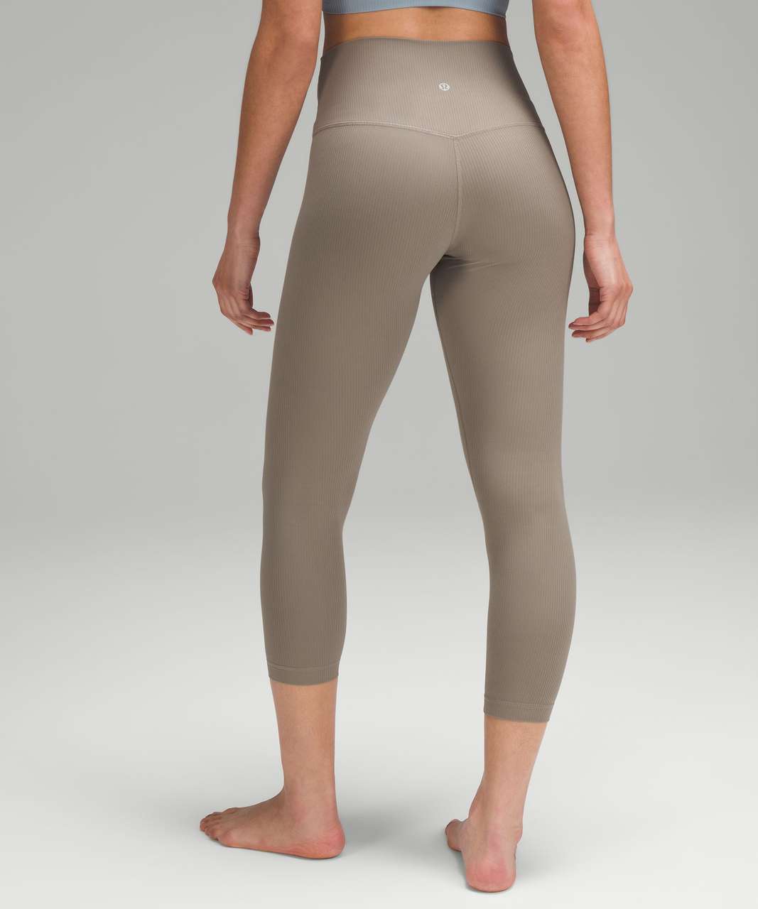 Lululemon Align Ribbed High-Rise Crop 23" - Carbon Dust