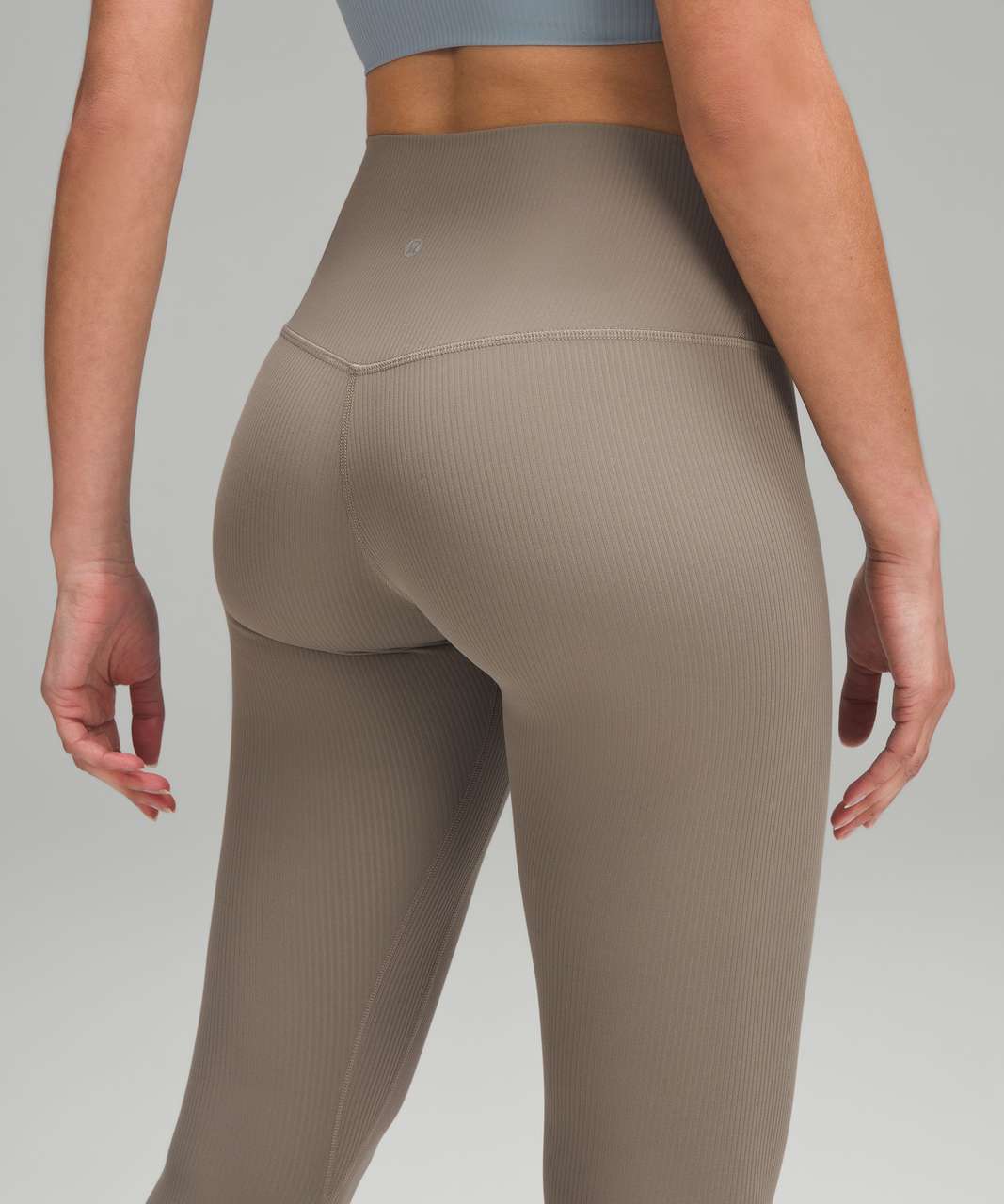 Lululemon Align Ribbed High-Rise Crop 23" - Carbon Dust