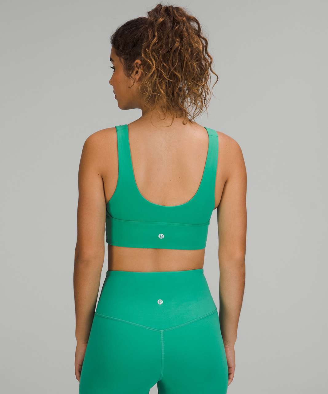 Lululemon Align Ribbed Bra *Light Support C/D Cup - Green Jasper