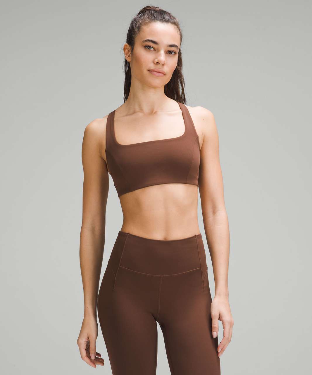 Lululemon SmoothCover Yoga Bra *Light Support, B/C Cup - Java