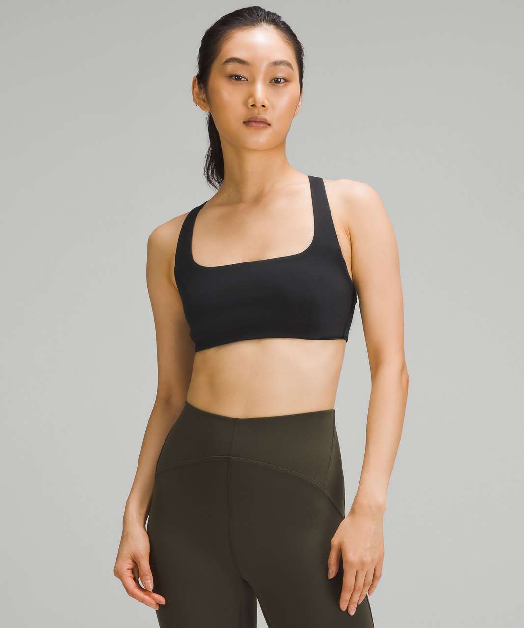 Lululemon SmoothCover Yoga Bra *Light Support, B/C Cup - Black