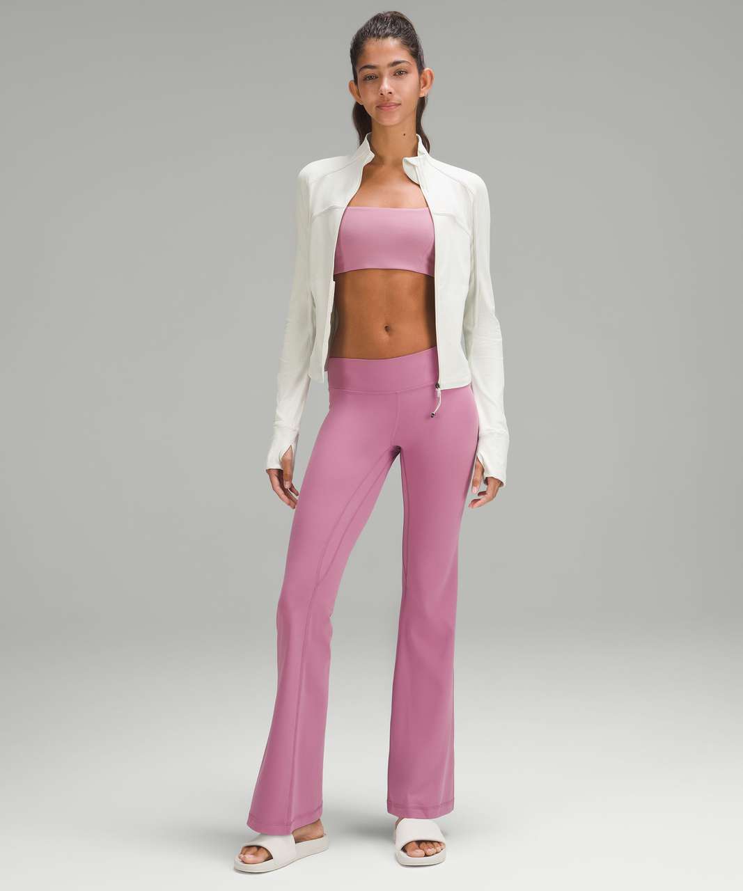 Lululemon Cropped Define Jacket *Nulu - Pink Peony - lulu fanatics