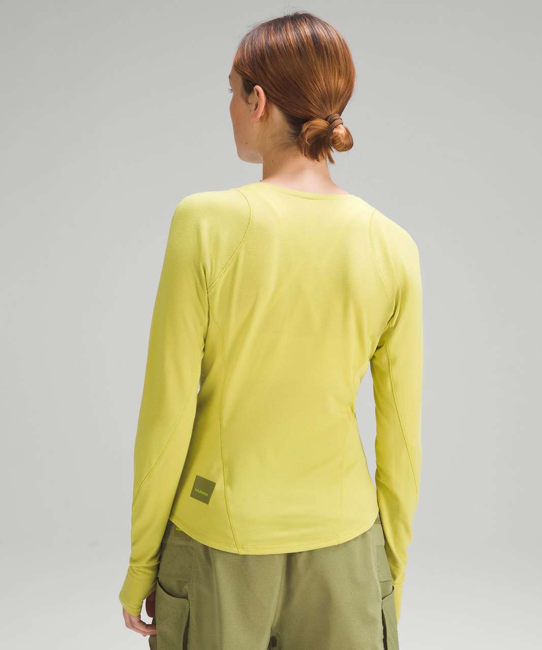 Lululemon Lightweight Hiking Long-Sleeve Henley - Yellow Pear