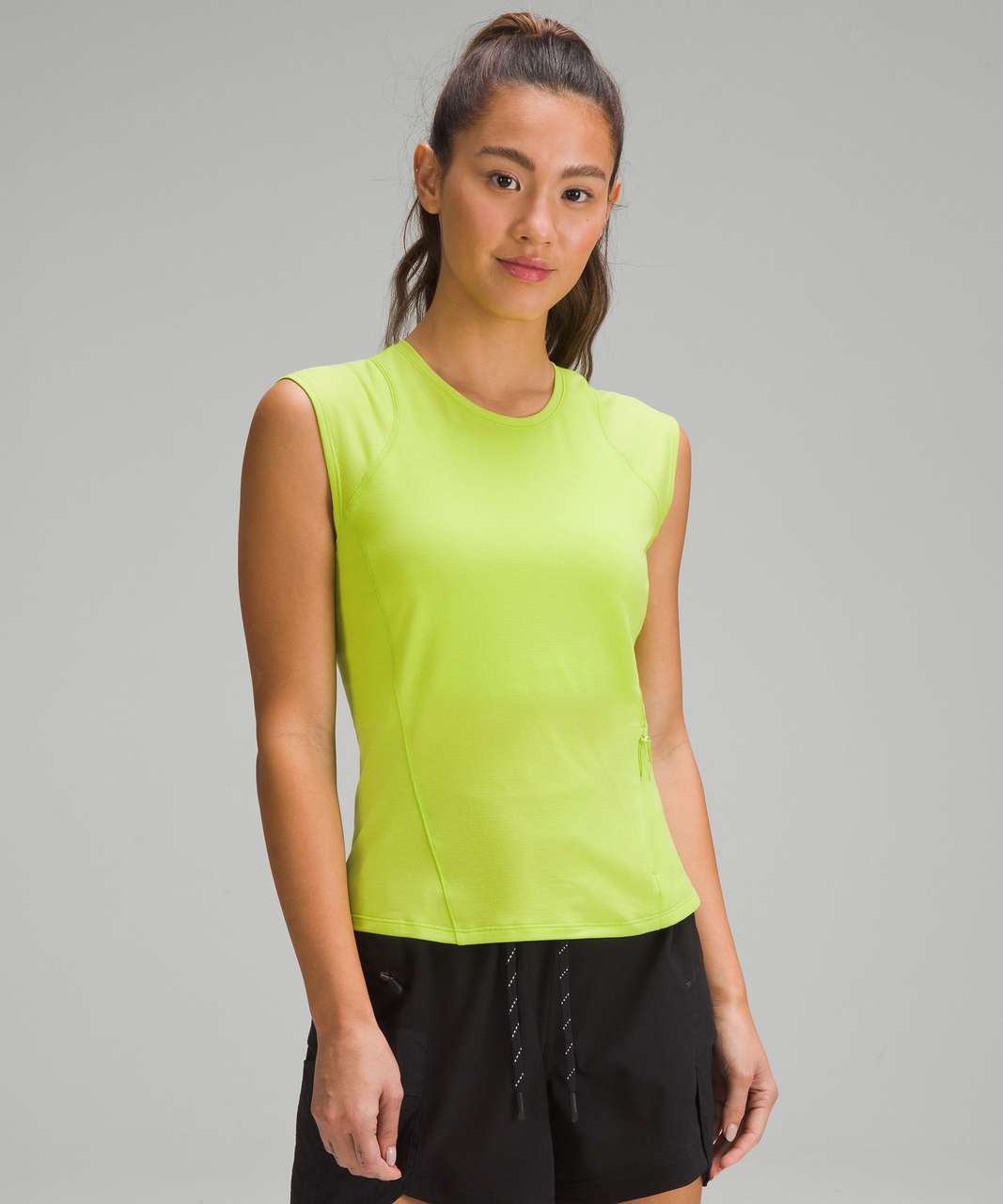 Lululemon Cap Sleeve Hiking Tank Top - Lime Pop - lulu fanatics