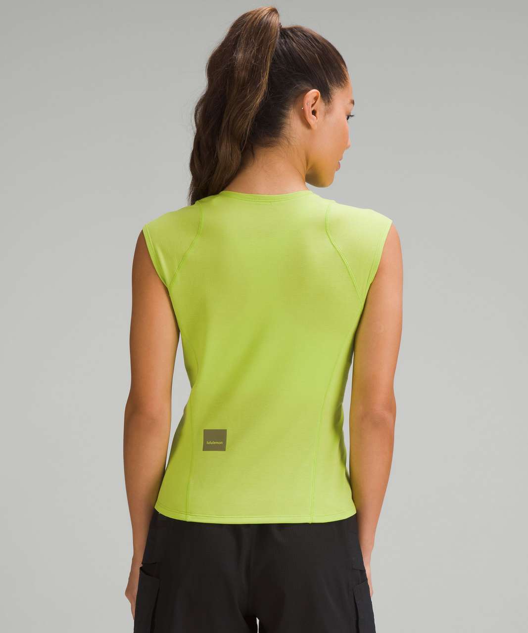 Lululemon Cap Sleeve Hiking Tank Top - Lime Pop