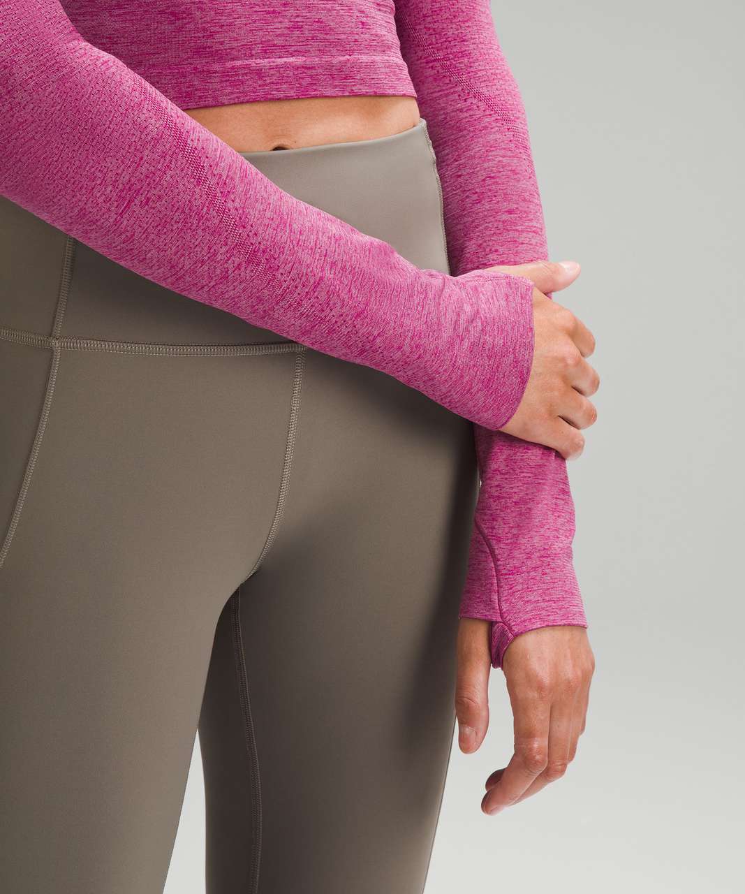 Swiftly Tech Long Sleeve 2.0 *Race Length, Pink Lychee/Pink Lychee