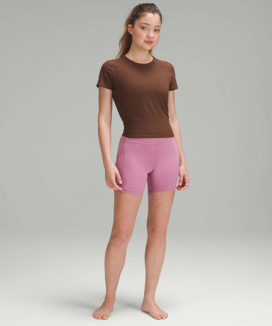 All It Takes Ribbed Nulu T-Shirt, Twilight Rose