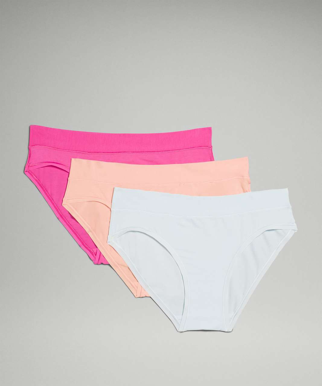 Lululemon UnderEase Mid-Rise Cheeky Bikini Underwear - Pink Taupe - lulu  fanatics