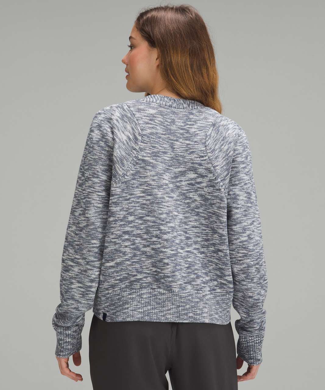 Lululemon Boxy Cotton-Blend Cardigan - Night Sea / True Navy / Black / Iron Blue