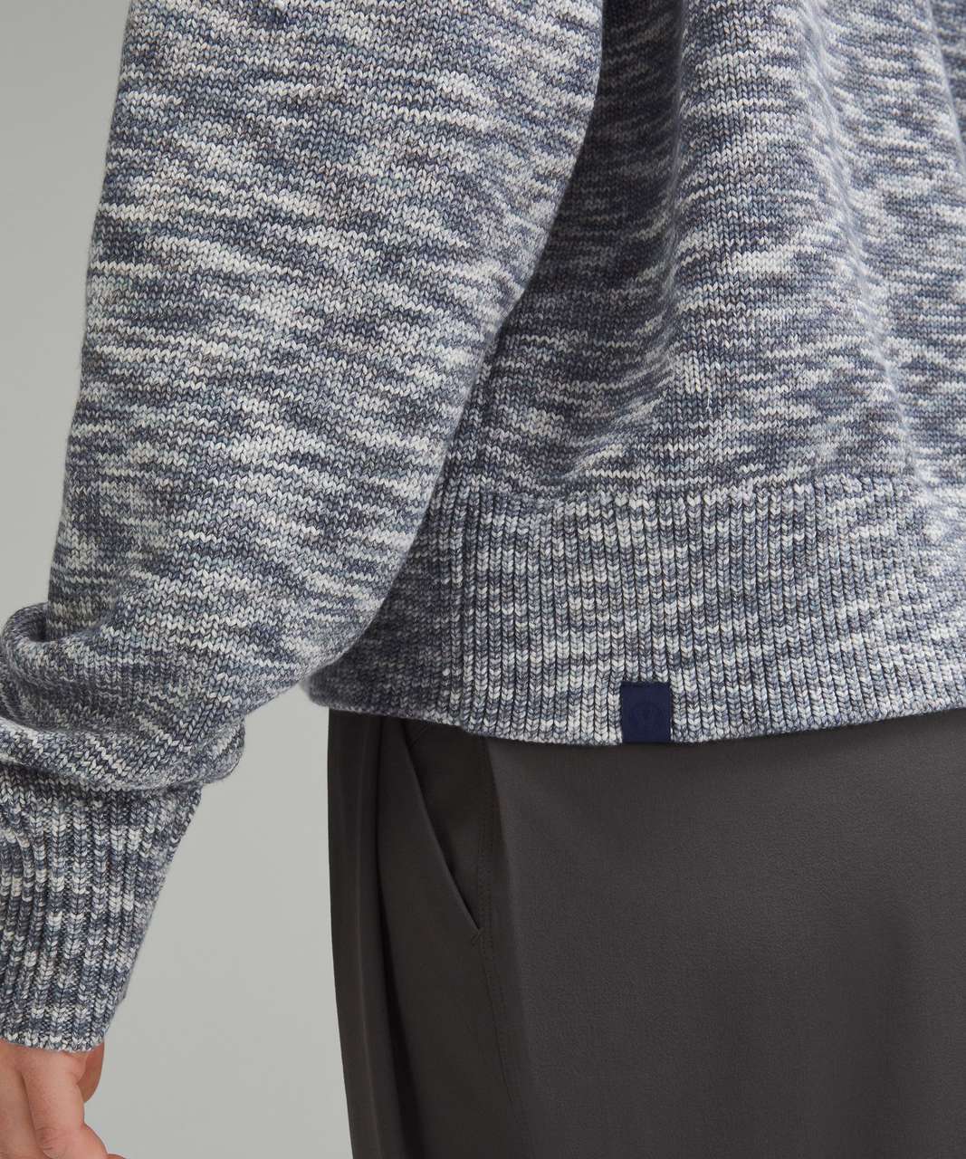 Lululemon Boxy Cotton-Blend Cardigan - Night Sea / True Navy / Black / Iron Blue