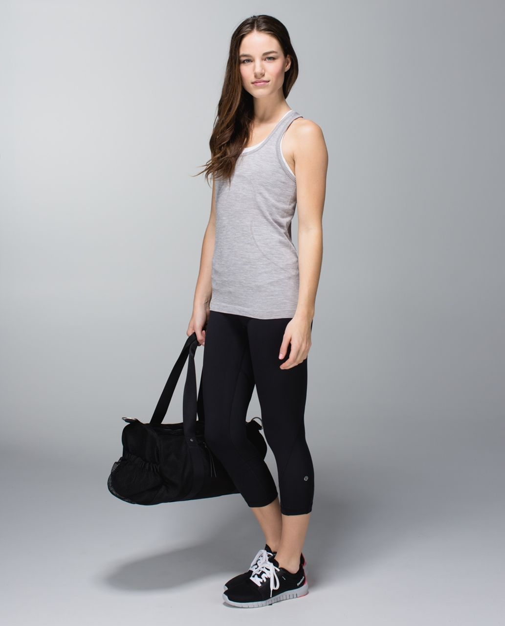 Lululemon Inspire Crop II Mesh Black 8 Black: Buy Online at Best