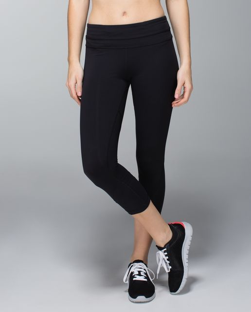 Lululemon Run: Inspire Crop - Black - lulu fanatics