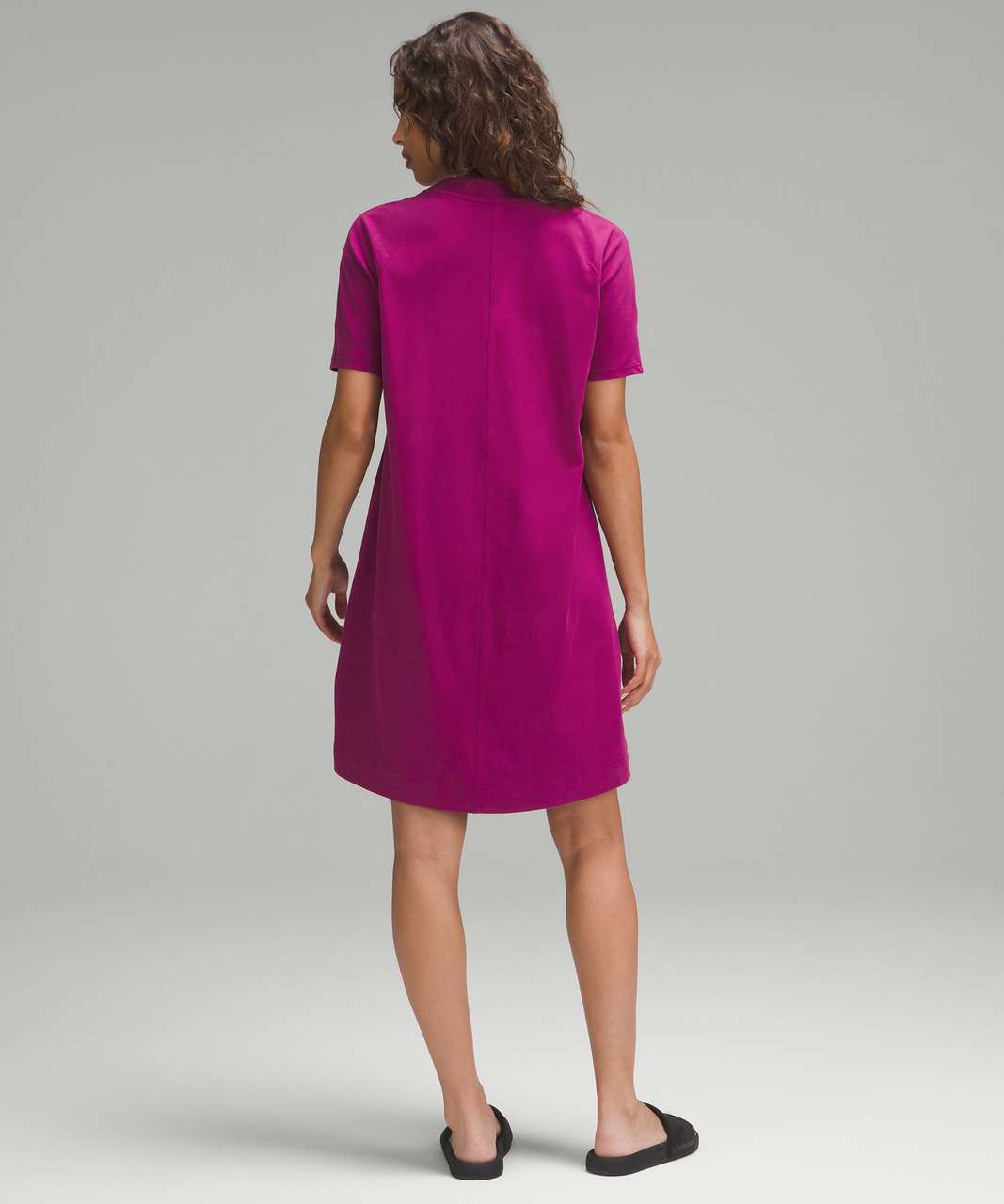 Lululemon Heavyweight Cotton T-Shirt Dress - Magenta Purple