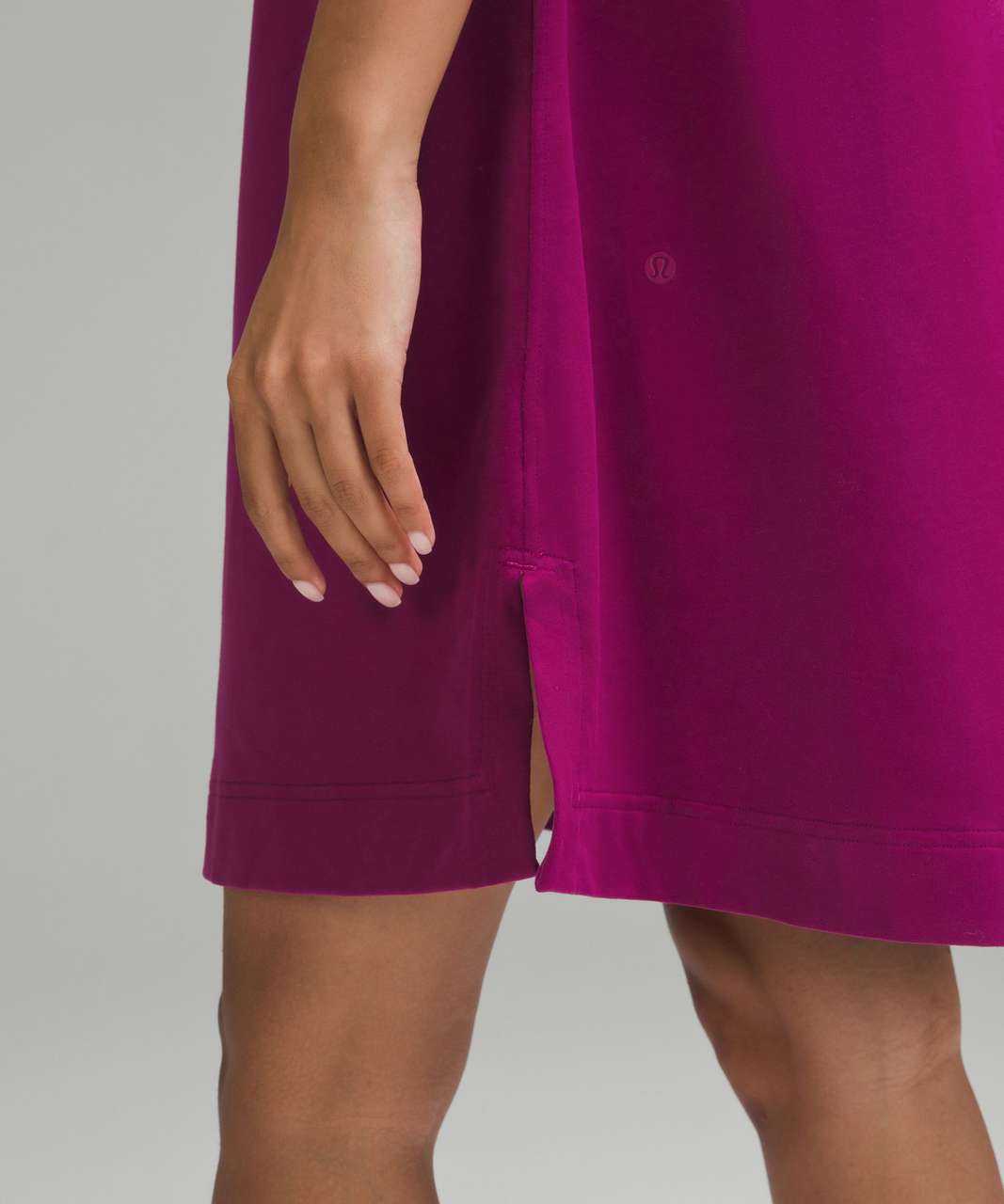 Lululemon Heavyweight Cotton T-Shirt Dress - Magenta Purple