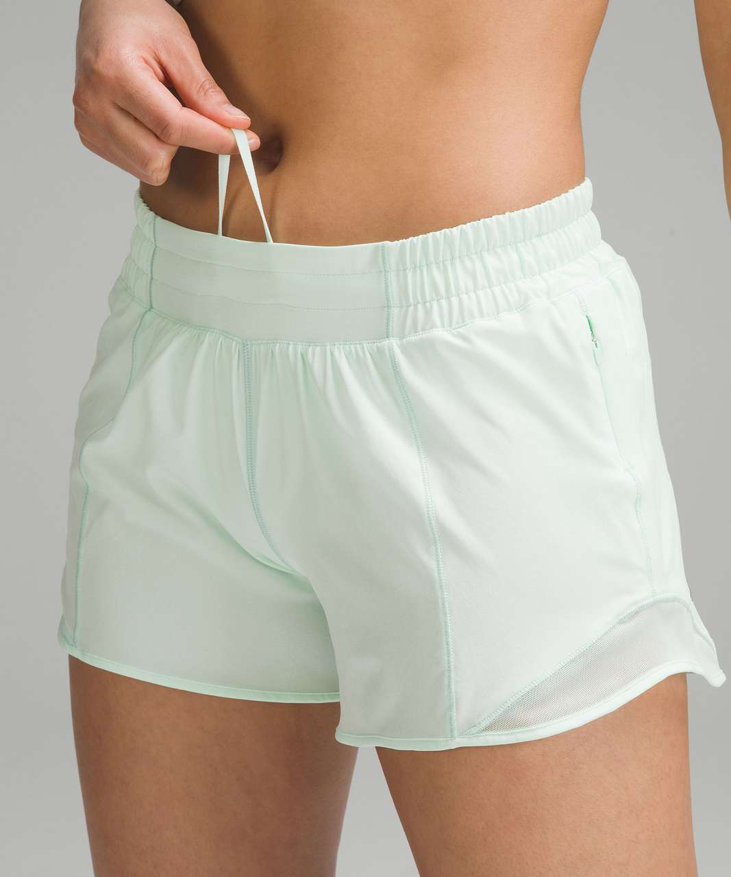 Lululemon Hotty Hot Low-Rise Lined Short 4" - Mint Moment