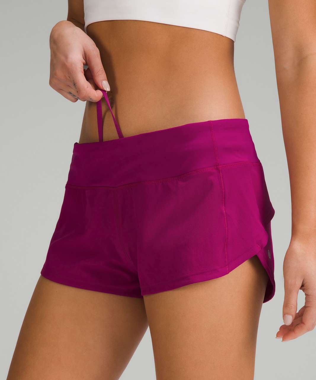 Lululemon Speed Up Low-Rise Lined Short 2.5" - Magenta Purple