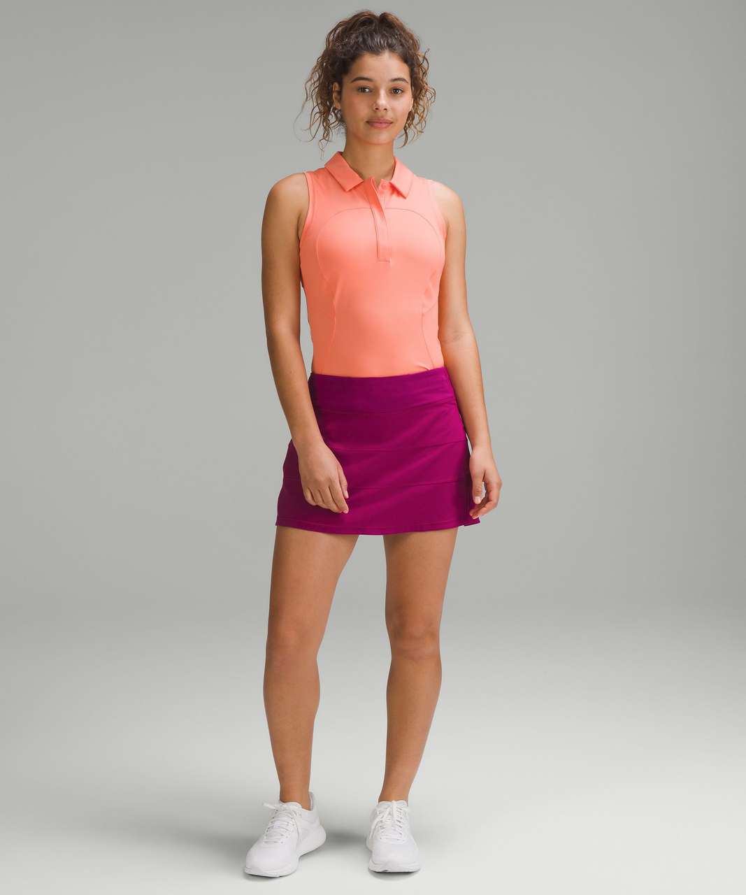 Lululemon Pace Rival Mid-Rise Skirt *Long - Magenta Purple