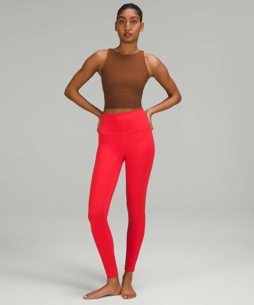 lululemon athletica Aligntm High-rise Ribbed Leggings 28 in Red