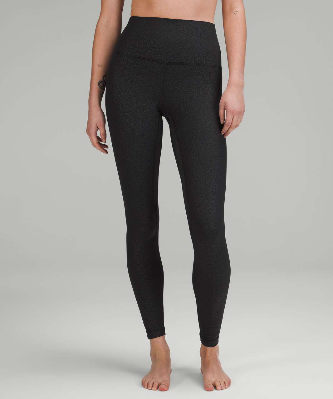 Lululemon Align High-Rise Pant 28" - Ripple Emboss Black