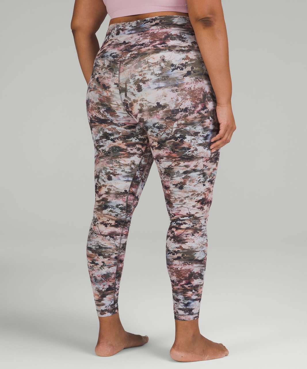 Lululemon Align Pant 28 - Folk Floral Emboss Black Black - lulu