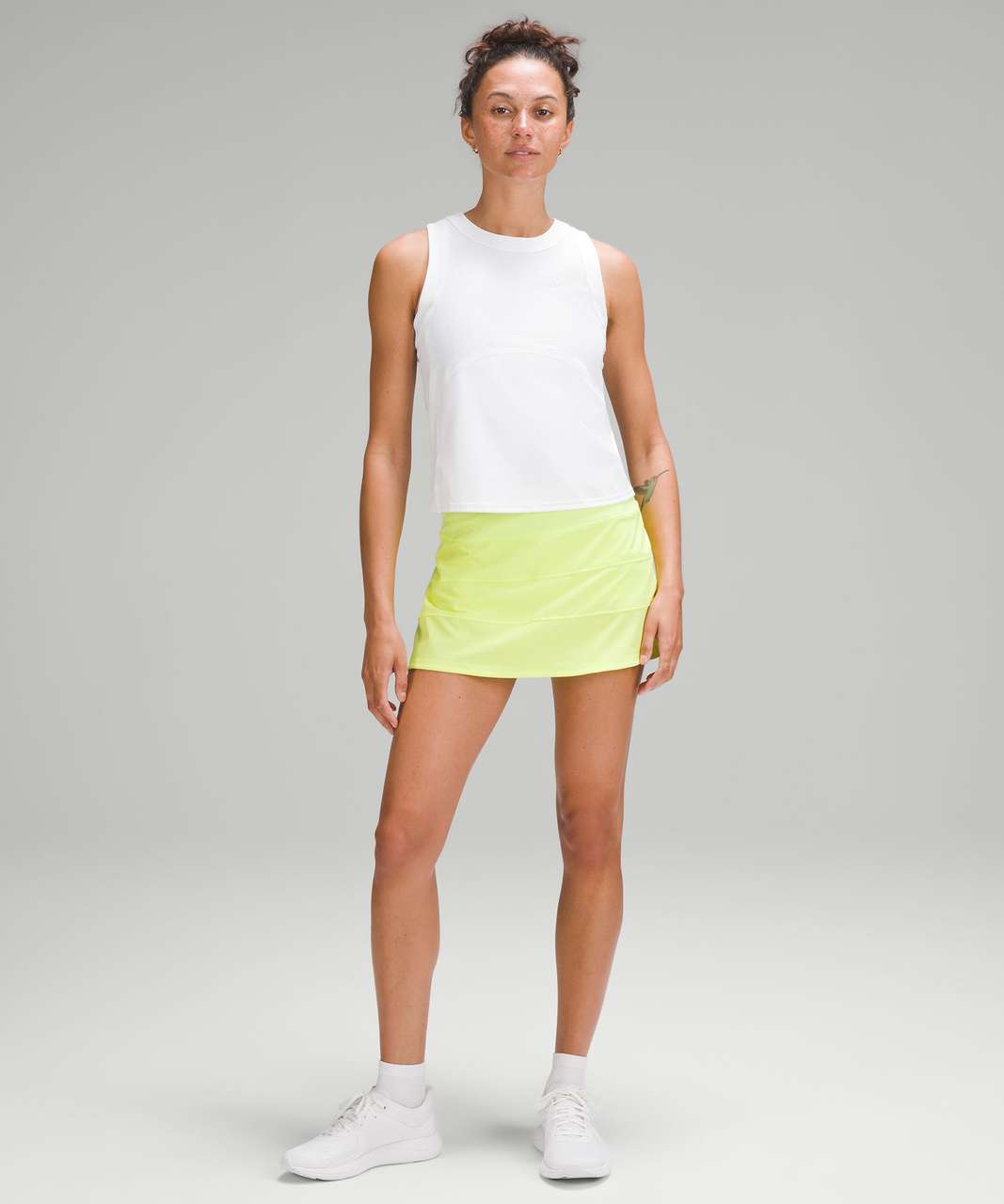 Lululemon Pace Rival Mid-Rise Skirt - Electric Lemon