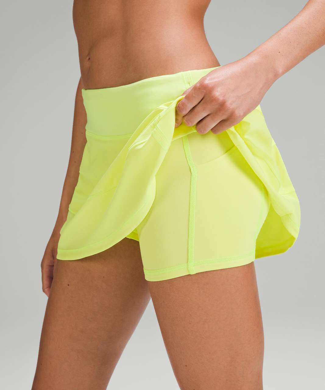 Lululemon Pace Rival Mid-Rise Skirt - Electric Lemon