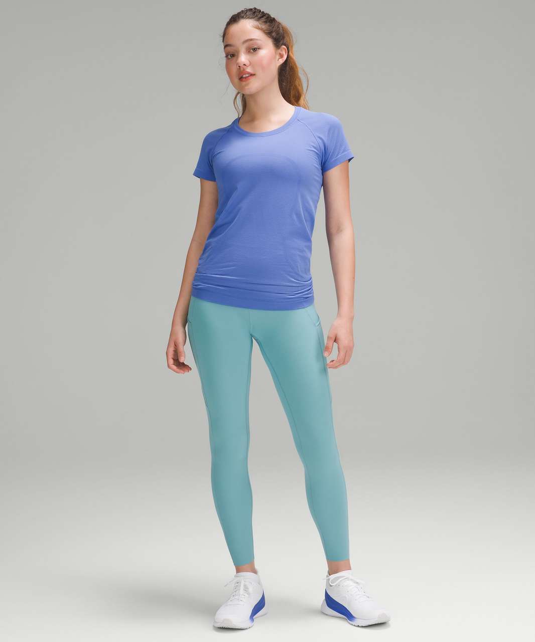 Lululemon Fast and Free High-Rise Tight 25" - Tidal Teal