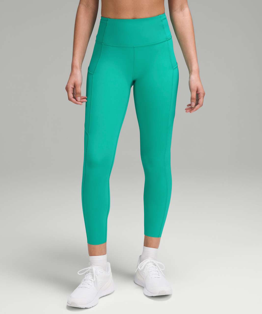 Lululemon Fast and Free High-Rise Tight 25" - Maldives Green