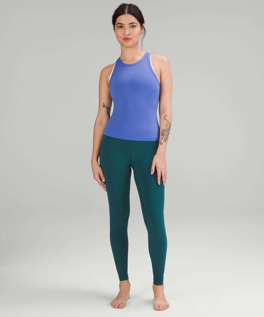 Lululemon Asymmetrical Wild Indigo Ribbed A/B Bra Size 12 Blue - $33 (51%  Off Retail) - From Valentina