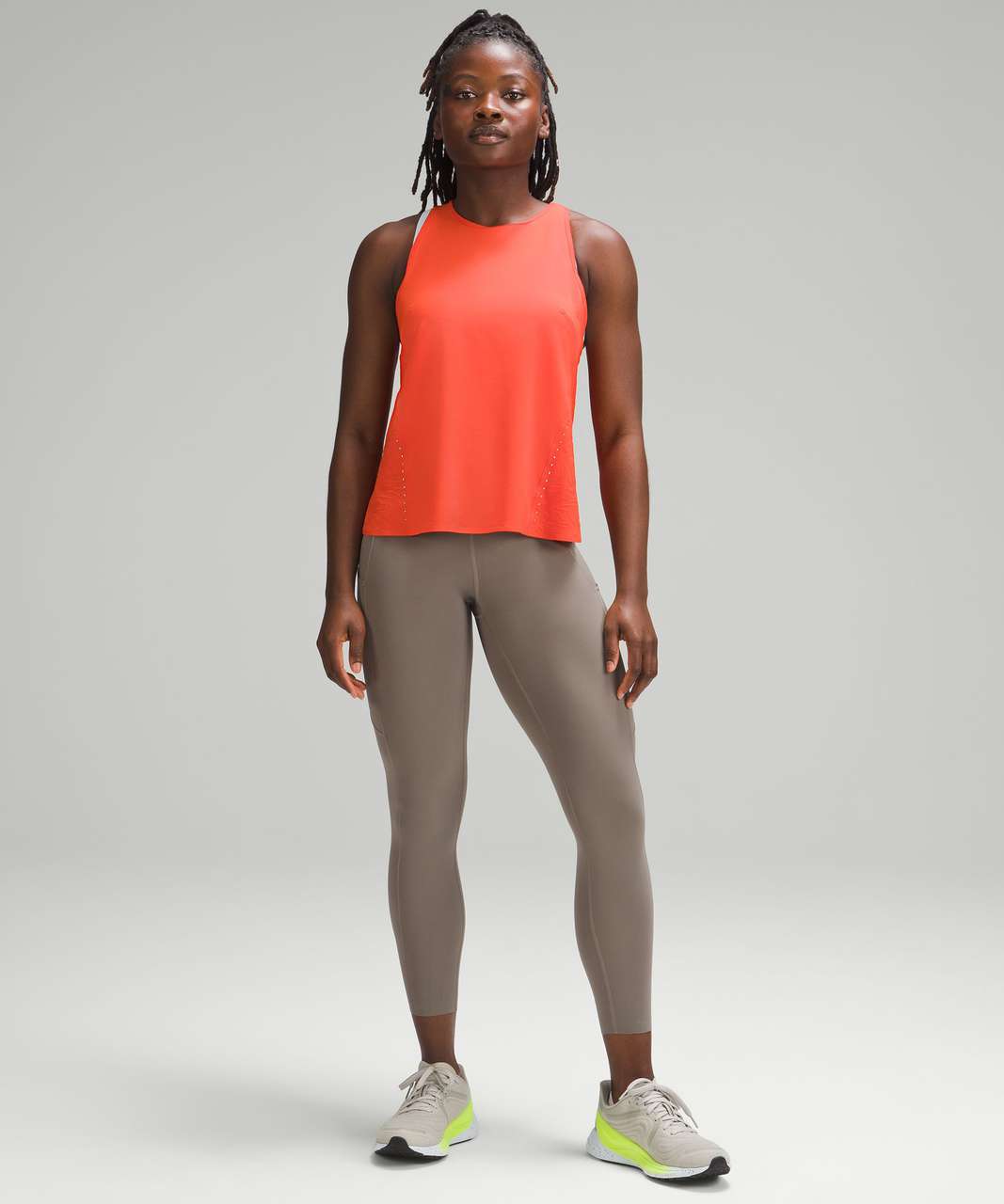 Lululemon Fast and Free High-Rise Tight with Pockets 25 in Carbon