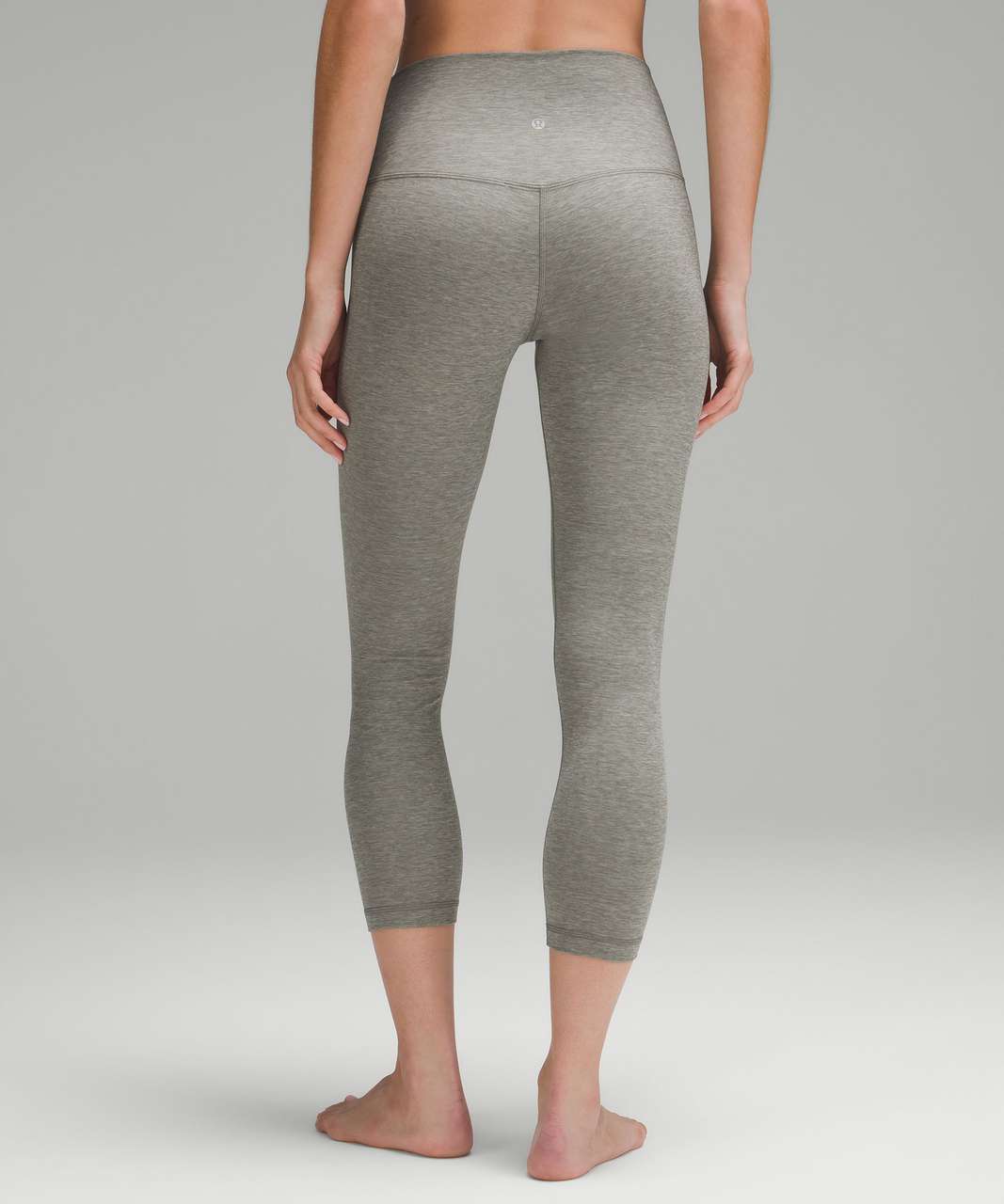 Lululemon Align High-Rise Crop 23 - Heathered Grey Sage - lulu