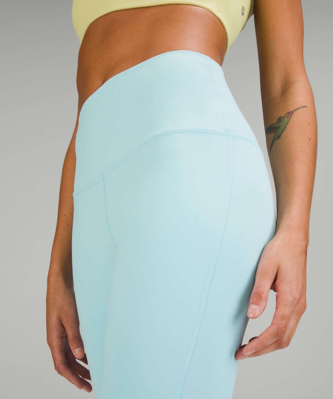 Lululemon Align High-Rise Crop 23 - Icing Blue - lulu fanatics