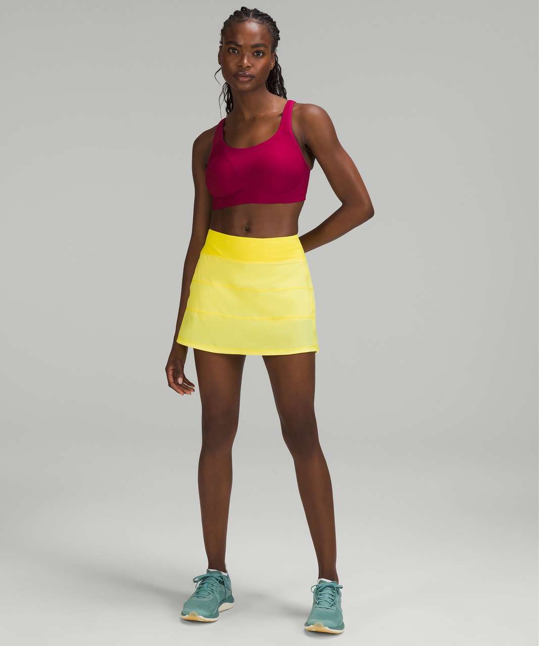 Lululemon Pace Rival Mid-Rise Skirt *Long - Sonic Yellow