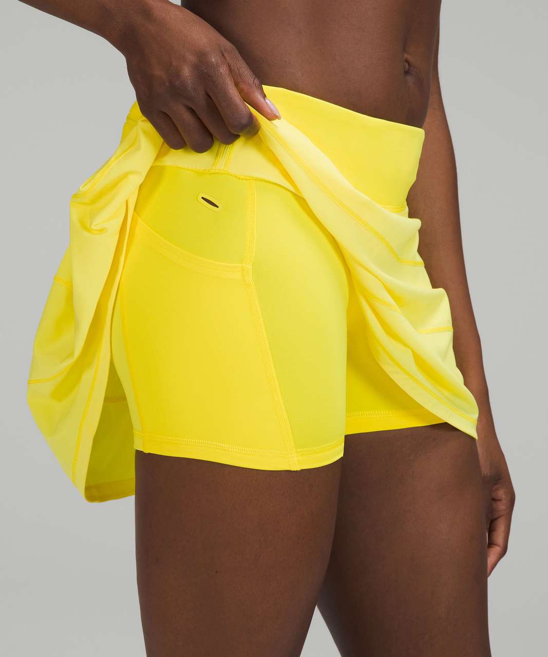 Mini skirt Lululemon Yellow size 4 US in Not specified - 27273008