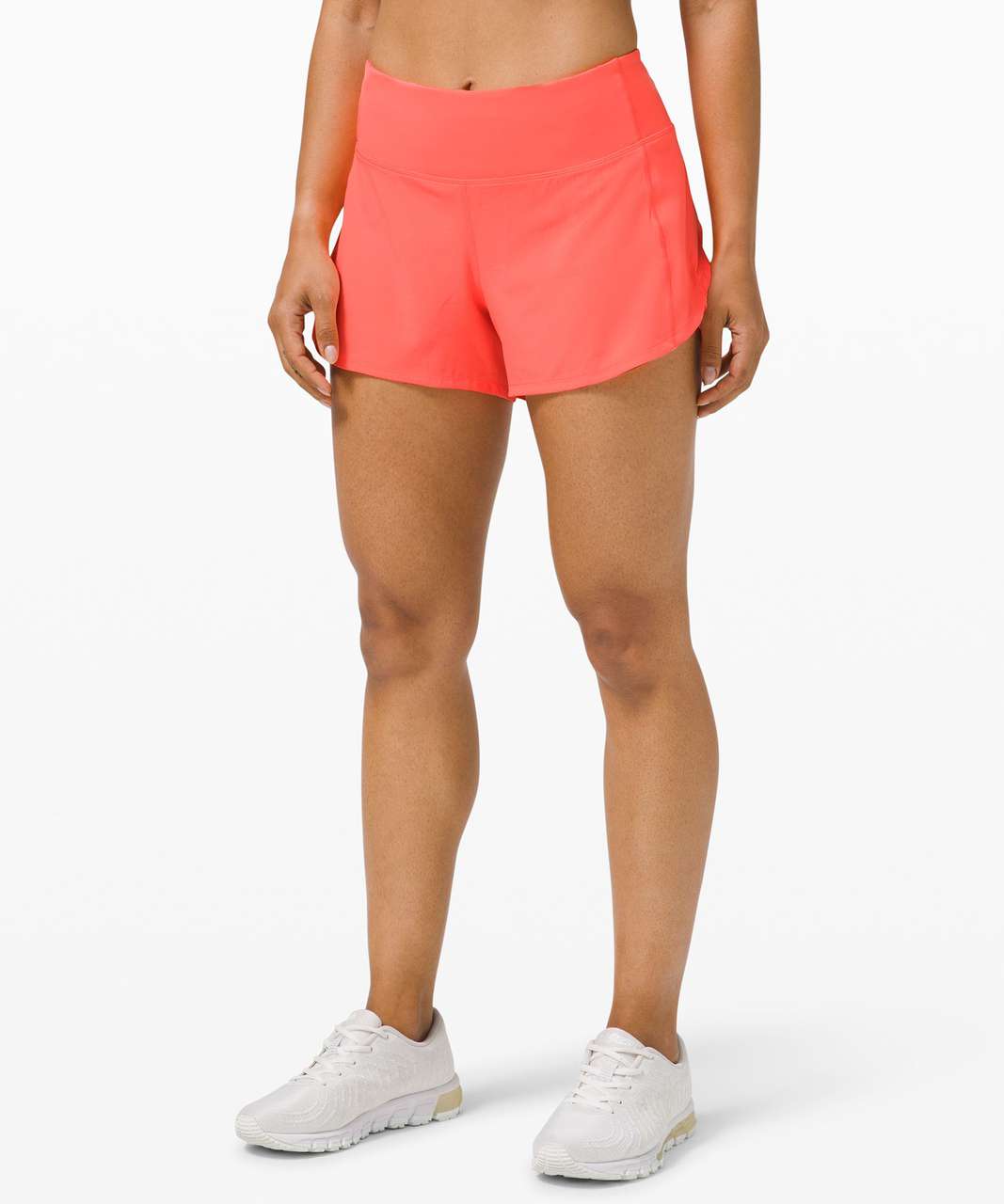 Lululemon Speed Up Short Long *4 Updated Fit - White - lulu fanatics