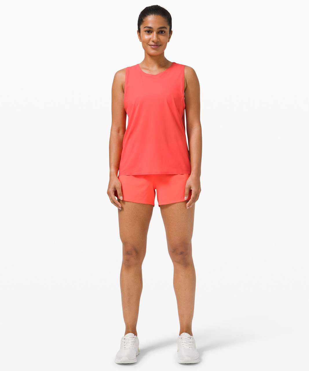 Lululemon Speed Up Mid-Rise Lined Short 4" - Sunset