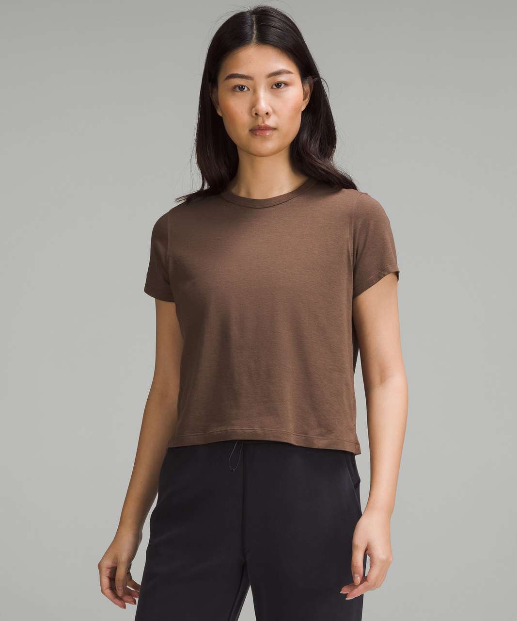 Lululemon Classic-Fit Cotton-Blend T-Shirt - Java