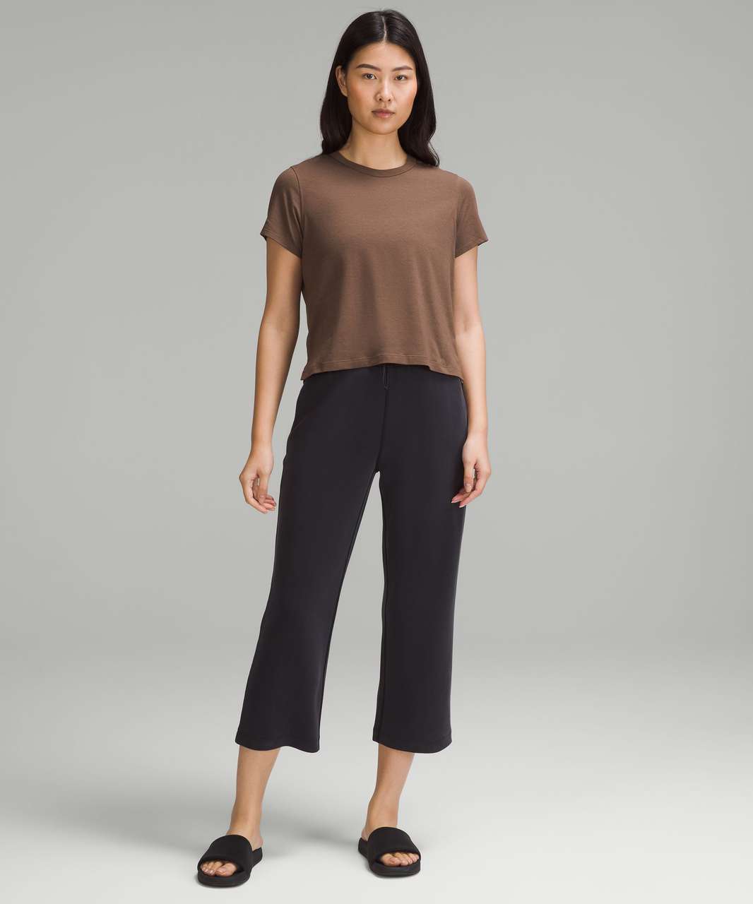 Lululemon Classic-Fit Cotton-Blend T-Shirt - Java