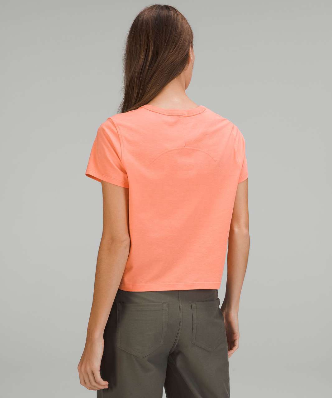 Lululemon Classic-Fit Cotton-Blend T-Shirt - Sunny Coral