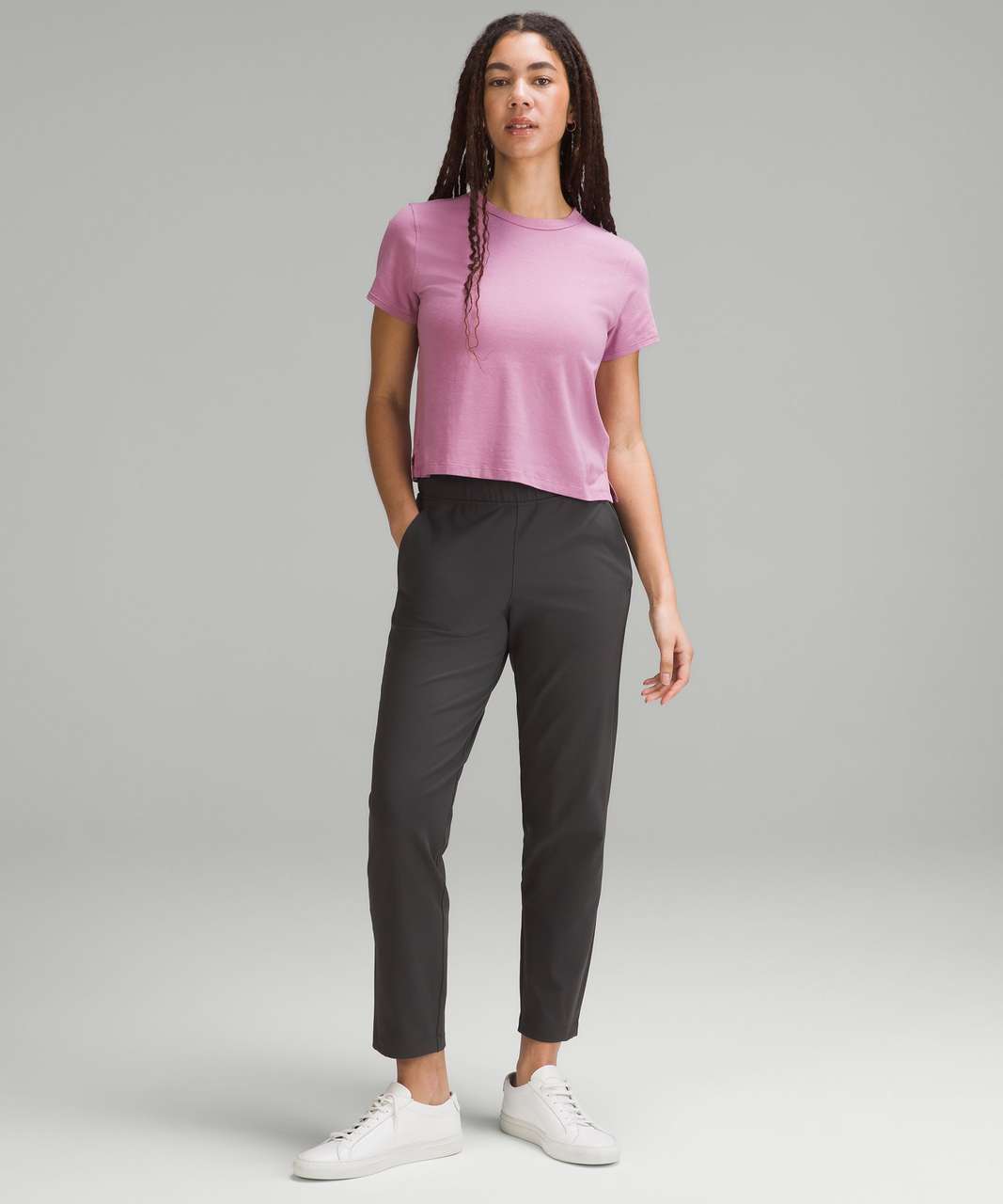 Lululemon Classic-Fit Cotton-Blend Long-Sleeve Shirt - Velvet Dust - lulu  fanatics