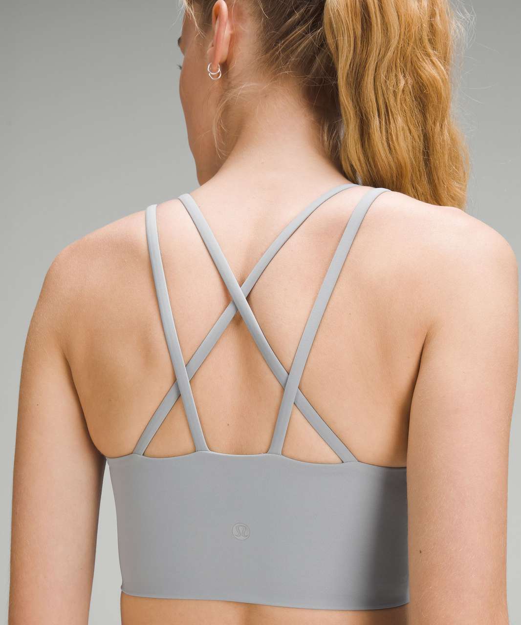 lululemon - Lululemon Free to Be Longline Bra Light Support, A/B Cup (Grey  Sage) size 8 on Designer Wardrobe