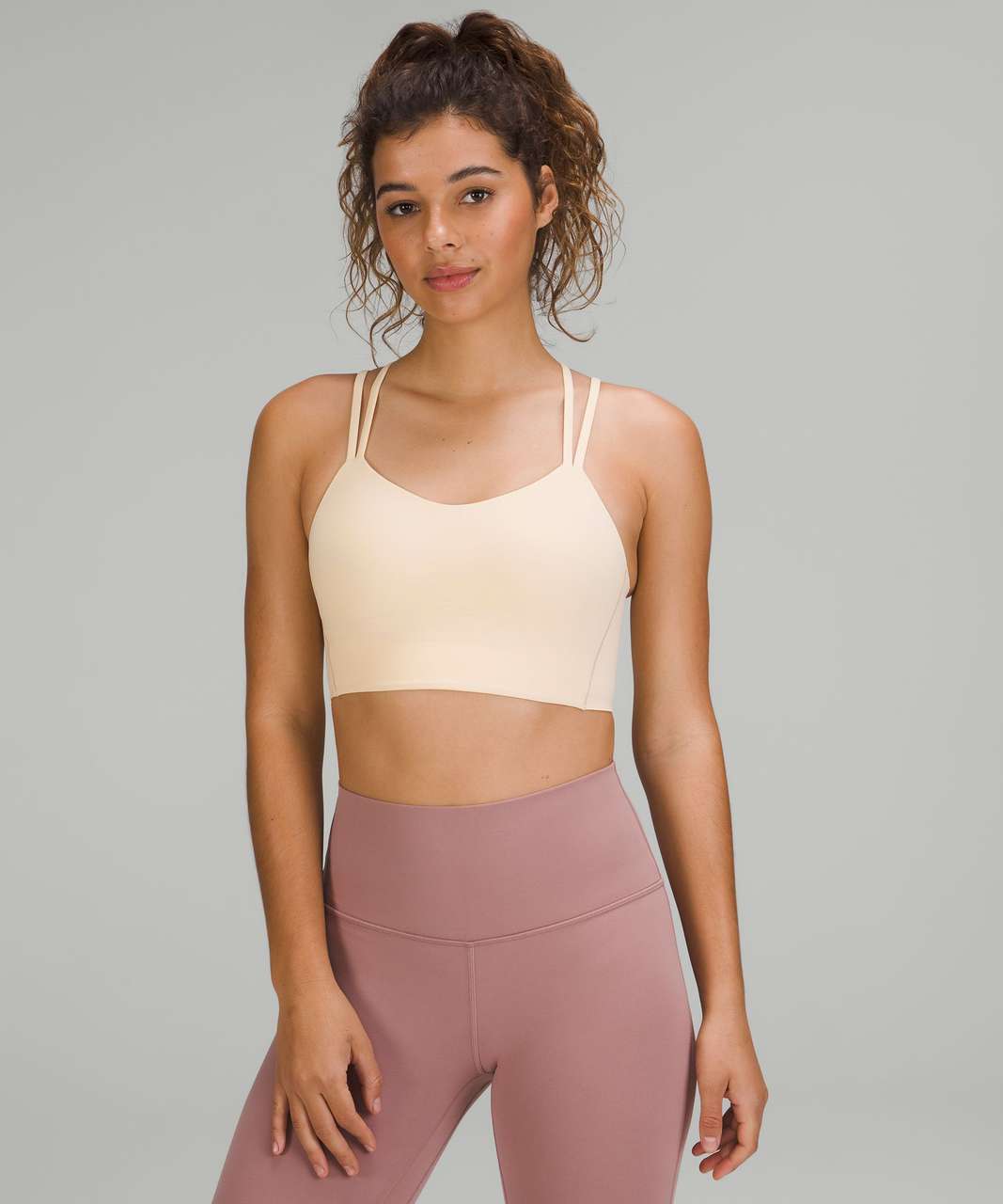 Lululemon Like a Cloud Longline Bra *Light Support, B/C Cup - Pale Linen -  lulu fanatics