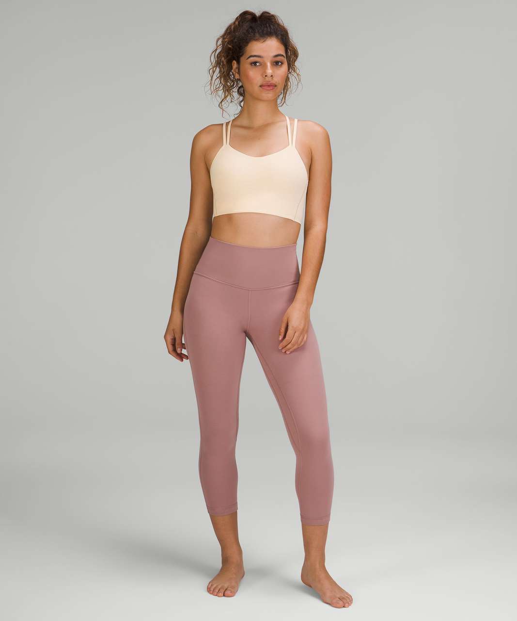 Lululemon Like a Cloud Longline Bra *Light Support, B/C Cup - Pale Linen