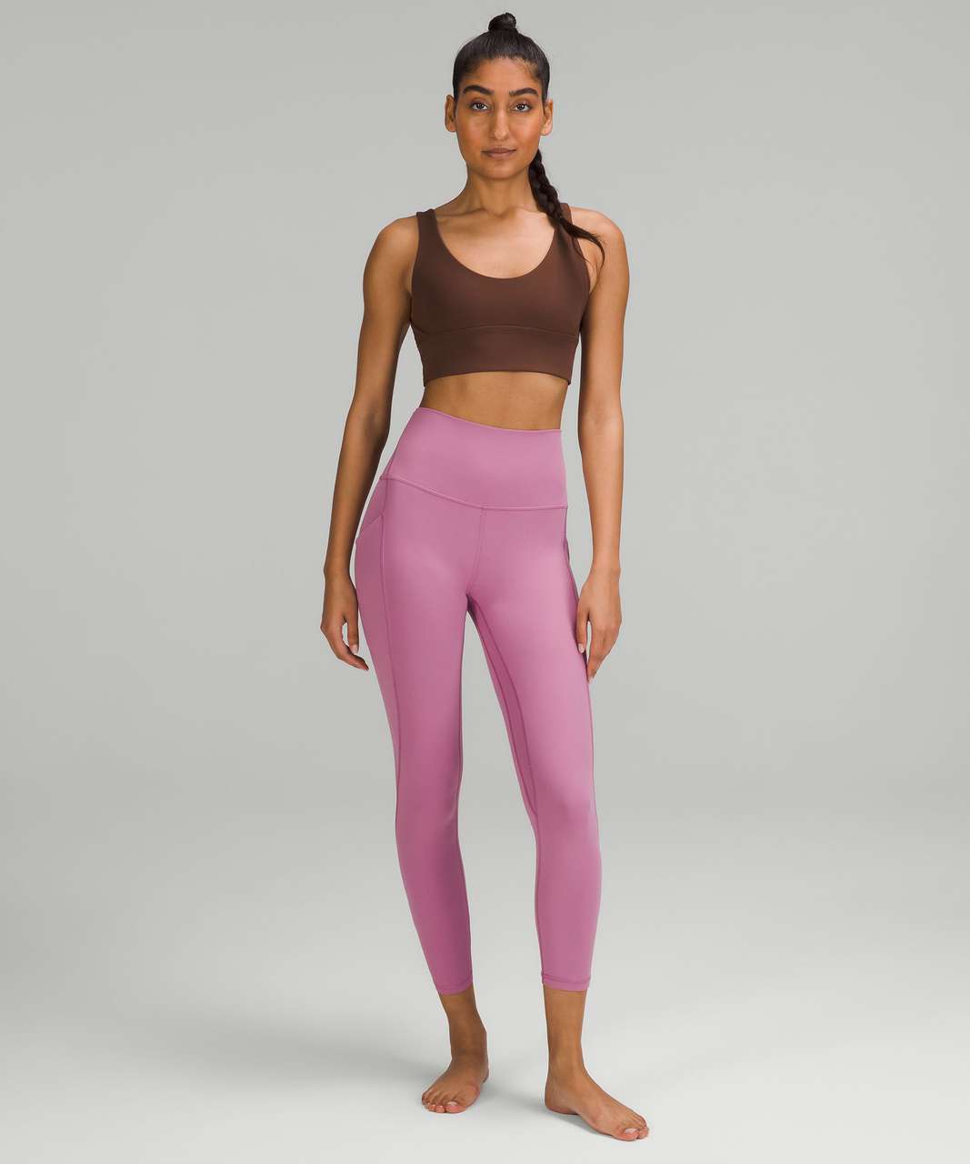 Lululemon Pink Align 25 Yoga Pants High Rise Women Leggings Size